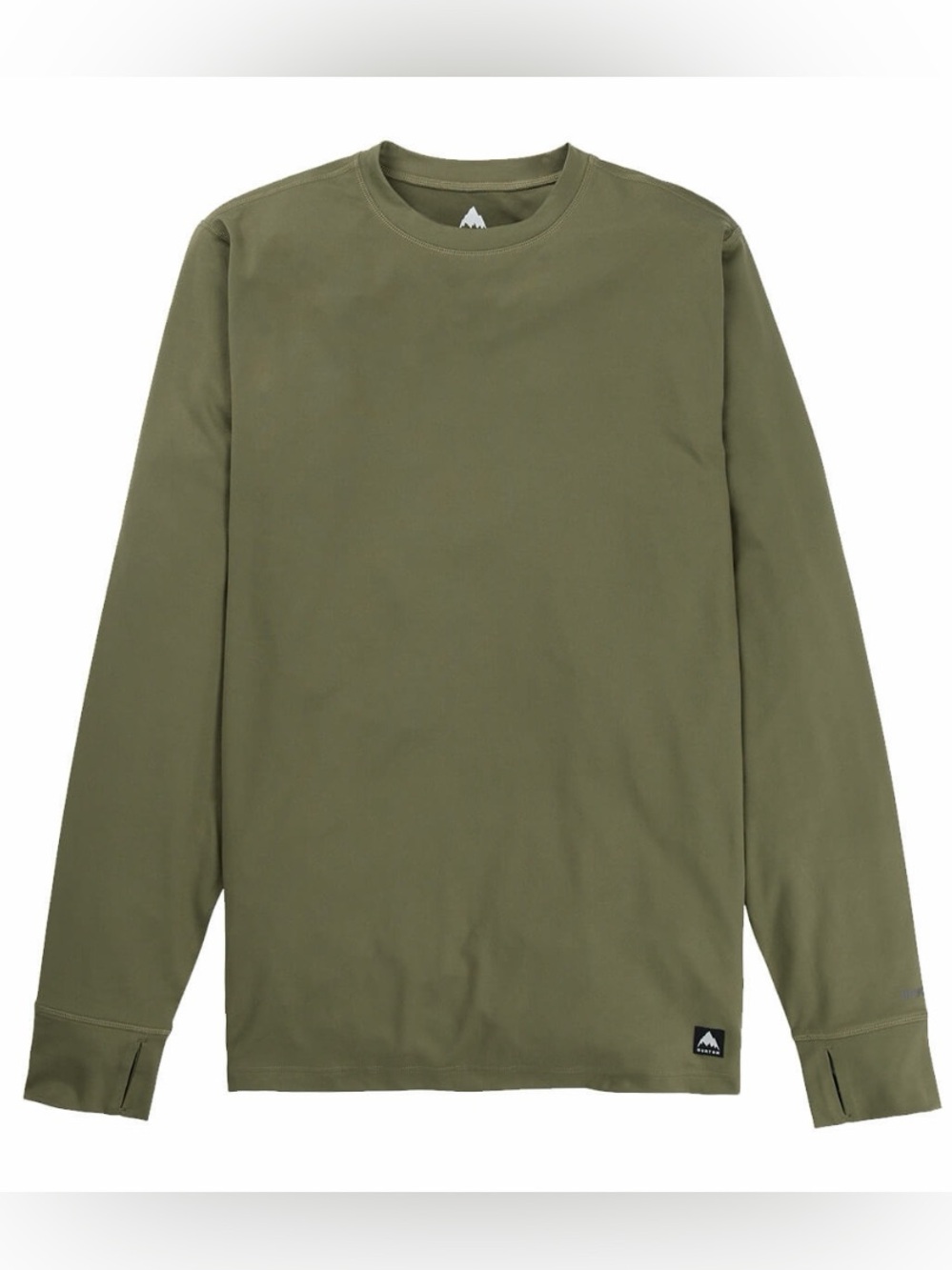 Burton Base Layer Midweight Crew Size Large Forest Moss Green NWT